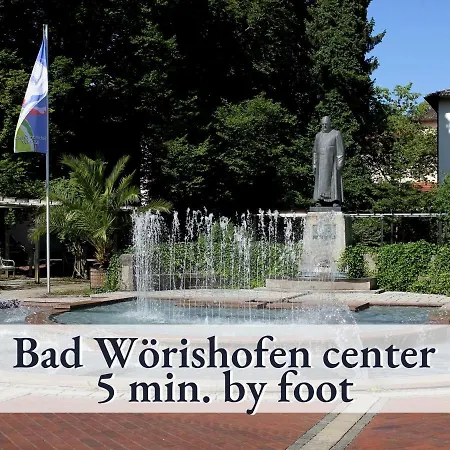 Apartment Hallo!-apartment: Spacious City-center Flat With Sunny Terrace Bad Worishofen