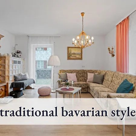Apartment Hallo!-apartment: Spacious City-center Flat With Sunny Terrace Bad Worishofen